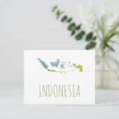 Indonesien Postkarte (Stehend Vorderseite)