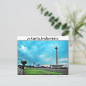 Indonesien Postkarte (Stehend Vorderseite)