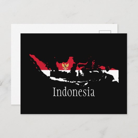 Indonesien Postkarte (Vorne/Hinten)