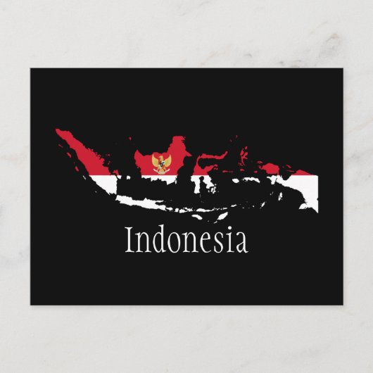 Indonesien Postkarte (Vorderseite)