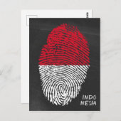 Indonesien Postkarte (Vorne/Hinten)
