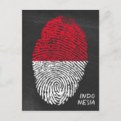 Indonesien Postkarte (Vorderseite)