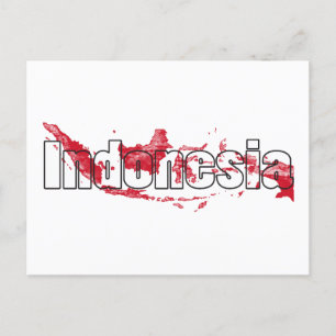 Indonesien Postkarte