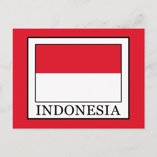 Indonesien Postkarte (Vorderseite)