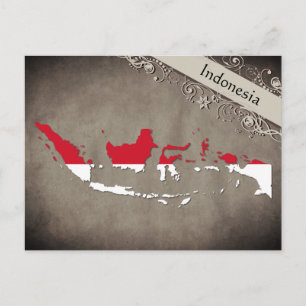 Indonesien Postkarte