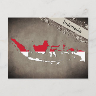 Indonesien Postkarte