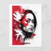 Indonesien Postkarte - Portrait - Welt der Frauen (Vorderseite)