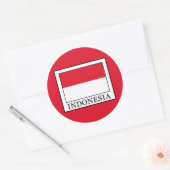 Indonesien Runder Aufkleber (Umschlag)