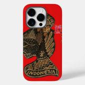 Indonesien Shadow Puppet Hospho Design Rote Leinwa Case-Mate iPhone Hülle (Rückseite)