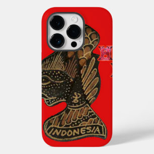 Indonesien Shadow Puppet Hospho Design Rote Leinwa Case-Mate iPhone Hülle
