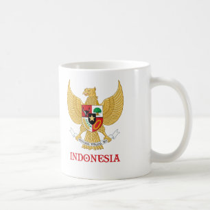 INDONESIEN - Siegel/Emblem/Blazon/Wappen/Symbol Kaffeetasse