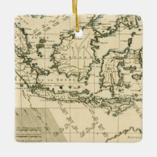 Indonesien und die Philippinen Keramikornament