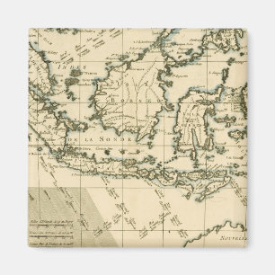 Indonesien und die Philippinen Magnet