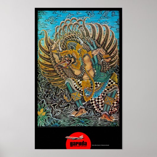 Indonesien Vintage Travel Poster wiederhergestellt (Vorne)