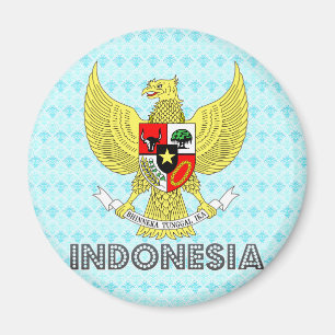 Indonesien-Wappen Magnet