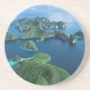 Indonesien, West-Papua. Luft von Raja Ampat Getränkeuntersetzer