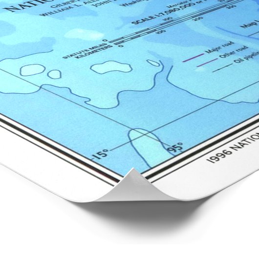 " Indonesienesien: 1996/heute - Detaillierte Landk Poster (Ecke)