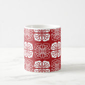 Indonesisch Batik Kawung Gurda Design Kaffeetasse (Mittel)