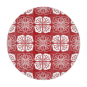 Indonesisch Batik Kawung Gurda Design Schneidebrett