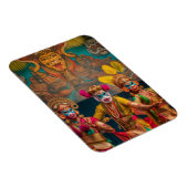Indonesische Bali Masked Dancers Magnet (Rechte Seite)