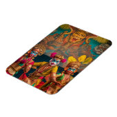 Indonesische Bali Masked Dancers Magnet (Linke Seite)
