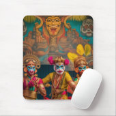 Indonesische Bali Masked Dancers Mousepad (Mit Mouse)