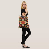 Indonesische Batik: Flora Fauna motif. Tasche (Am Model)