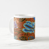 Indonesische Batik Kaffeetasse (Vorderseite Links)