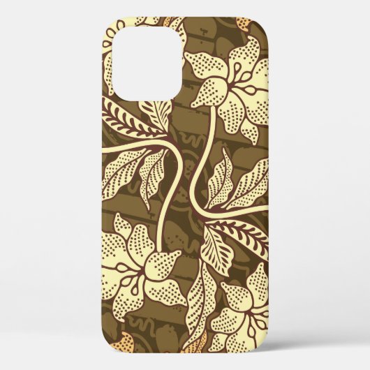 indonesische Batik-Motive mit Flora- und Fauna-Flo Case-Mate iPhone Hülle (Rückseite)