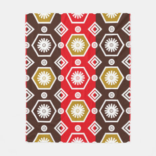 indonesische Batik-Motive mit sehr markantem Plan Fleecedecke