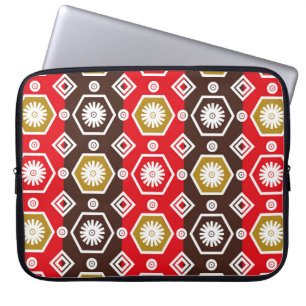 indonesische Batik-Motive mit sehr markantem Plan Laptopschutzhülle
