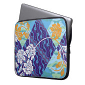 indonesische Batik-Motive mit sehr markantem Plan Laptopschutzhülle (Vorderseite Links)