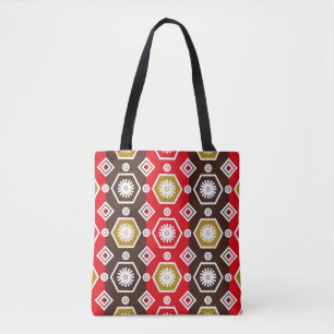indonesische Batik-Motive mit sehr markantem Plan Tasche