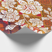 indonesische Batik-Motive mit sehr unterschiedlich Geschenkpapier (Ecke)