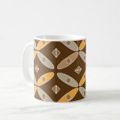 indonesische Batik-Muster-Tasse Kaffeetasse (Vorderseite Links)