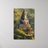 Indonesische Buddha Leinwanddruck (Vorderseite)