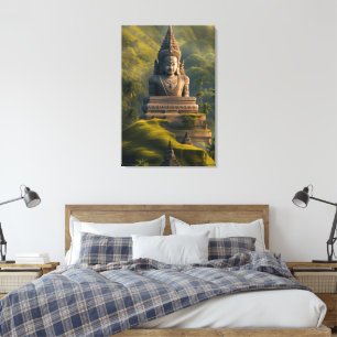 Indonesische Buddha Leinwanddruck
