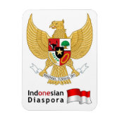 Indonesische Diaspora Magnet (Vertikal)