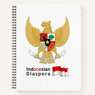 Indonesische Diaspora Notizblock
