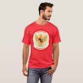 indonesische Emblem-Circle-Form T-Shirt (Vorne ganz)