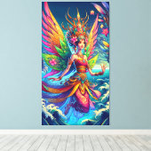 Indonesische Fairy Leinwanddruck (Insitu (Holzboden))