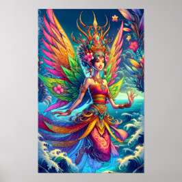 Indonesische Fairy Poster
