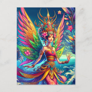 Indonesische Fairy Postkarte