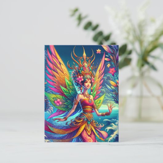 Indonesische Fairy Postkarte (Stehend Vorderseite)