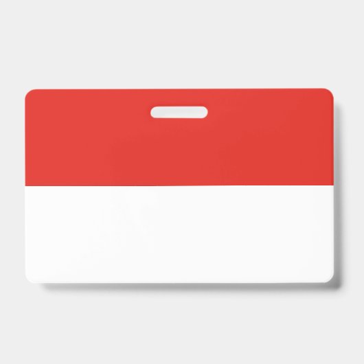 Indonesische Flagge Ausweis (Vorderseite)