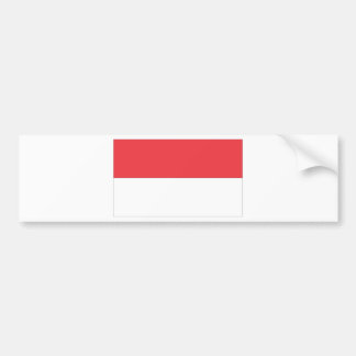 Indonesische Flagge Autoaufkleber