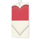 Indonesische Flagge Autolufterfrischer (Links)