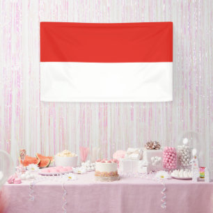 Indonesische Flagge Banner