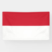 Indonesische Flagge Banner (Horizontal)
