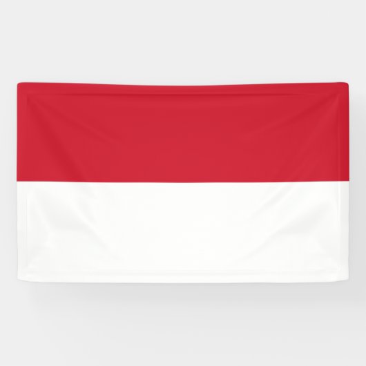 Indonesische Flagge Banner (Horizontal)